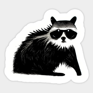 Trash Panda Graffiti Sticker